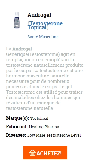 Androgel livraison le lendemain