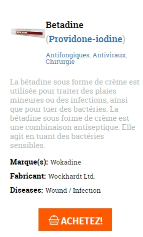 Betadine generique pour la commande