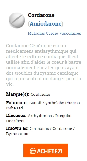 Cordarone livraison le lendemain