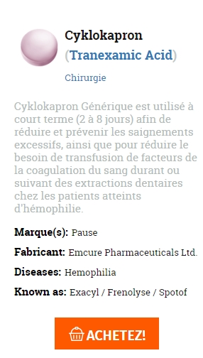 👉achat en ligne de Cyklokapron💊