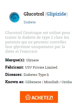 👉Glucotrol comprimes a vendre💊