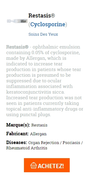 👉ordre de Restasis💊