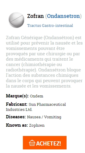 Zofran en pharmacie prix