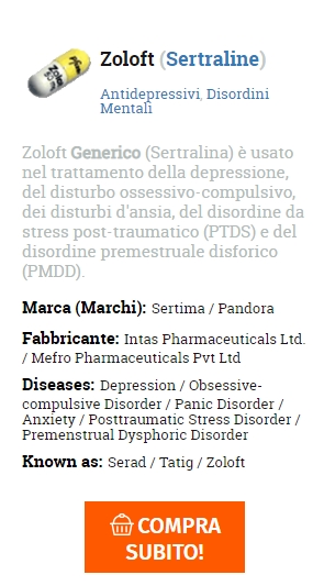 Zoloft di marca in vendita