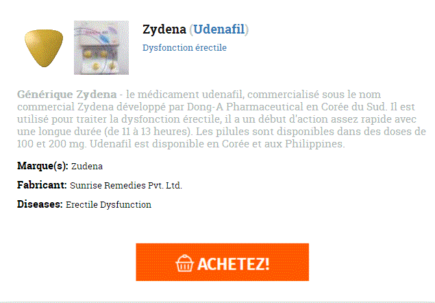 Combien coûte le Zydena 100 mg Générique En Vente Libre