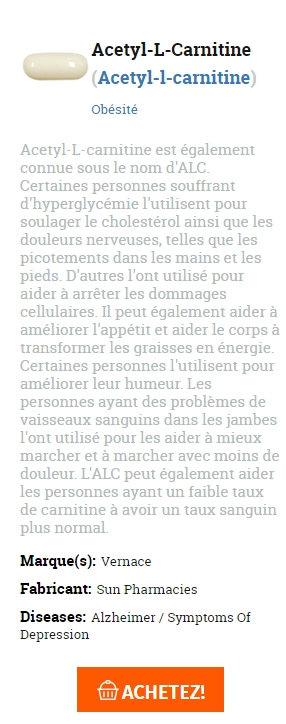 👉commander des pilules de Acetyl-L-Carnitine pas cher💊