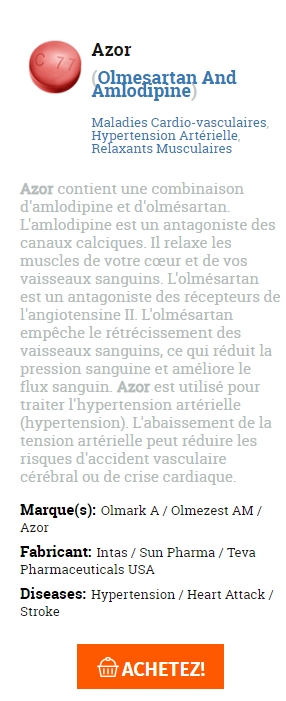 👉Azor prix en pharmacie💊