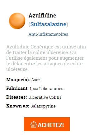 achat en ligne de Azulfidine