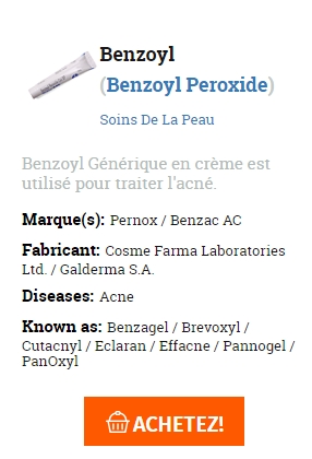 Benzoyl sans ordonnance