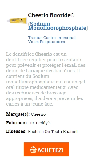 👉acheter des pilules de marque Cheerio fluoride💊