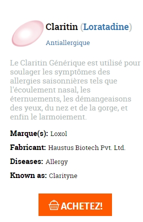 Claritin meilleur pour l-ordre