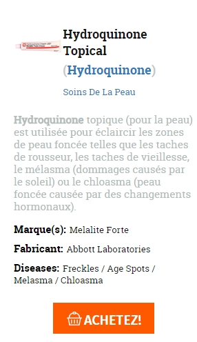 marque Hydroquinone Topical pas cher