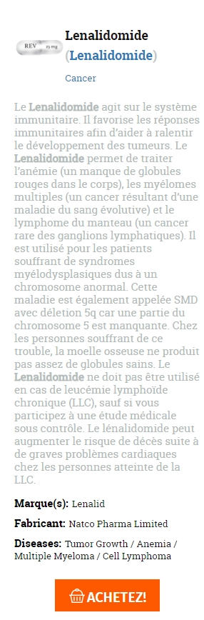 👉pilules Lenalidomide marque pas cher💊