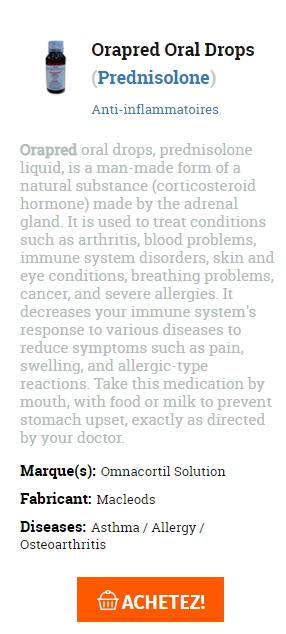 👉Orapred Oral Drops en vente libre💊