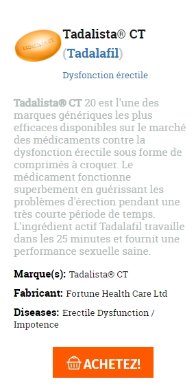 marque Tadalista CT pour commande