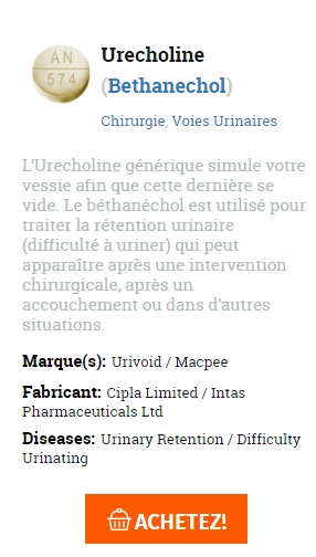 Urecholine acheter pas cher