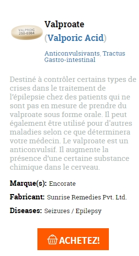 pharmacie en ligne Valproate generique