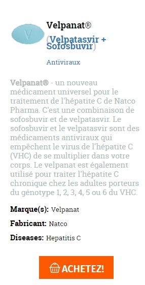 achat generique de Velpanat