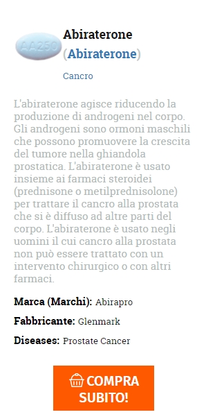 Abiraterone di marca in vendita