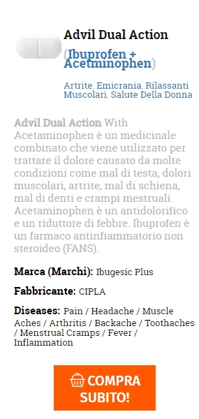 Advil Dual Action senza medico