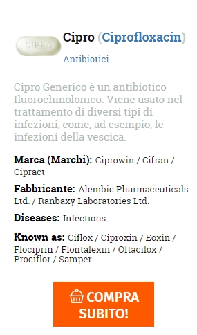 quanto costa il Ciprofloxacin