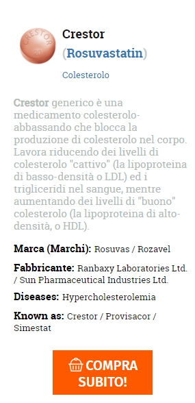 acquisto generico di Rosuvastatin