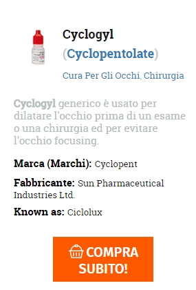 Prezzi di compresse Cyclogyl