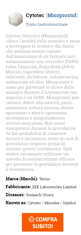 quanto costa un Misoprostol