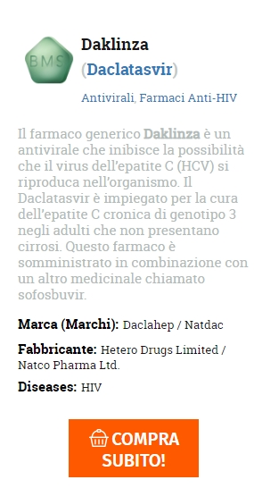 prezzo compresse Daclatasvir