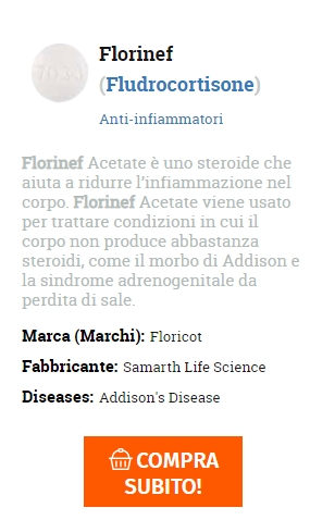 acquisto del marchio Fludrocortisone