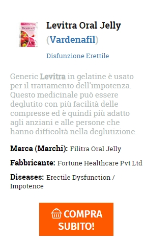 acquista Levitra Oral Jelly generico