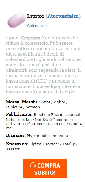 acquista il marchio Atorvastatin online