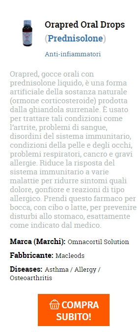 sconto farmacia Orapred Oral Drops