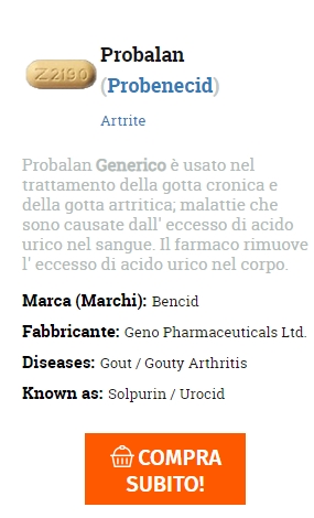 Probenecid generico comprare