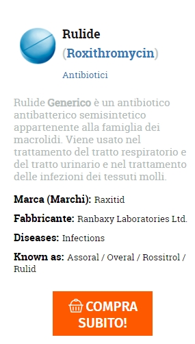 Roxithromycin dove acquistare