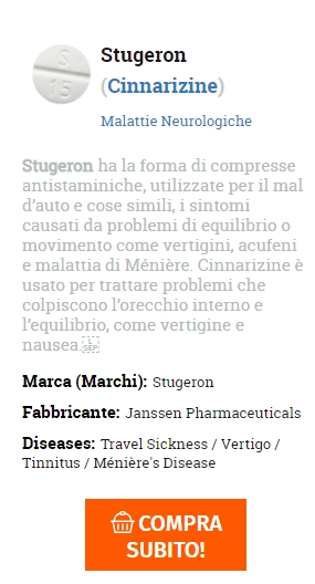 Stugeron compresse in vendita