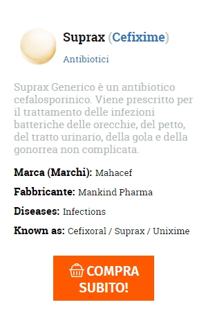 acquista Cefixime al miglior prezzo