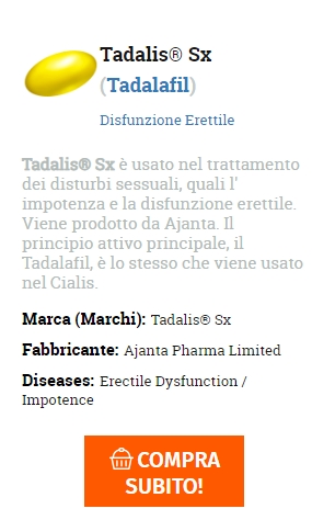 Tadalafil economico di marca comprare