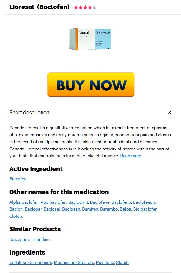 Without Prescription Lioresal Generic - Worldwide Shipping (1-3 Days) 3